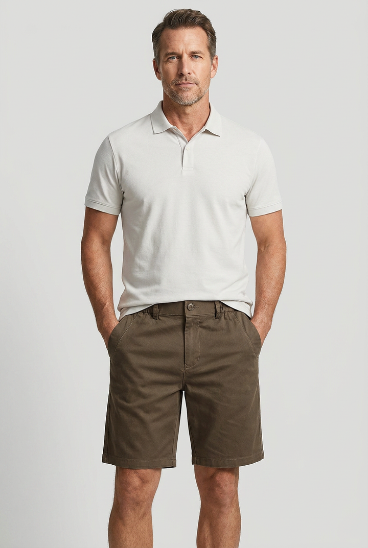 Alden Cotton Linen Shorts