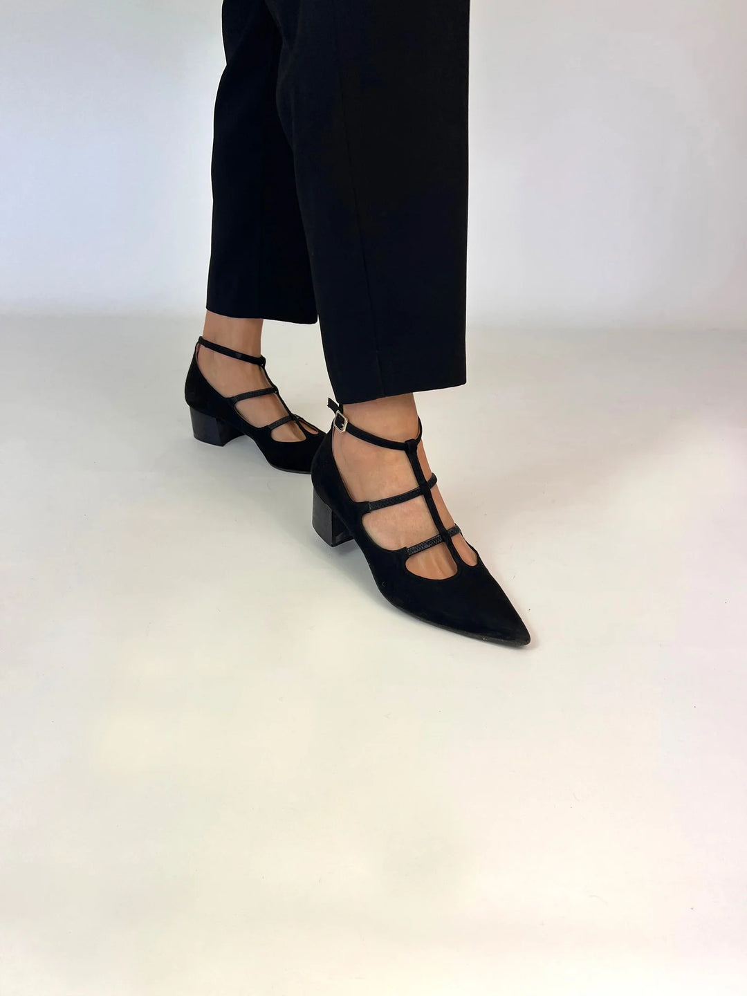 Ariana | Strappy Pointed Flats