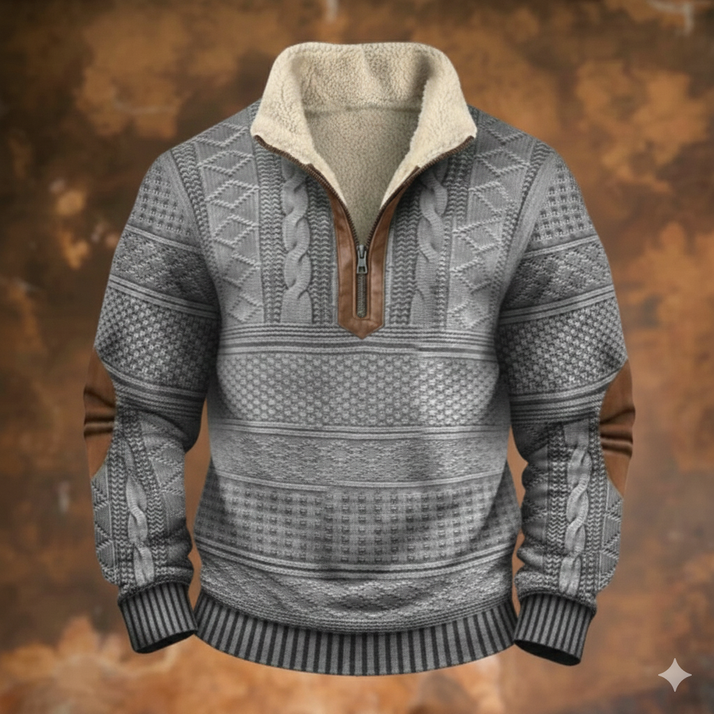 William | Zip-up Fleece Sweatshirt
