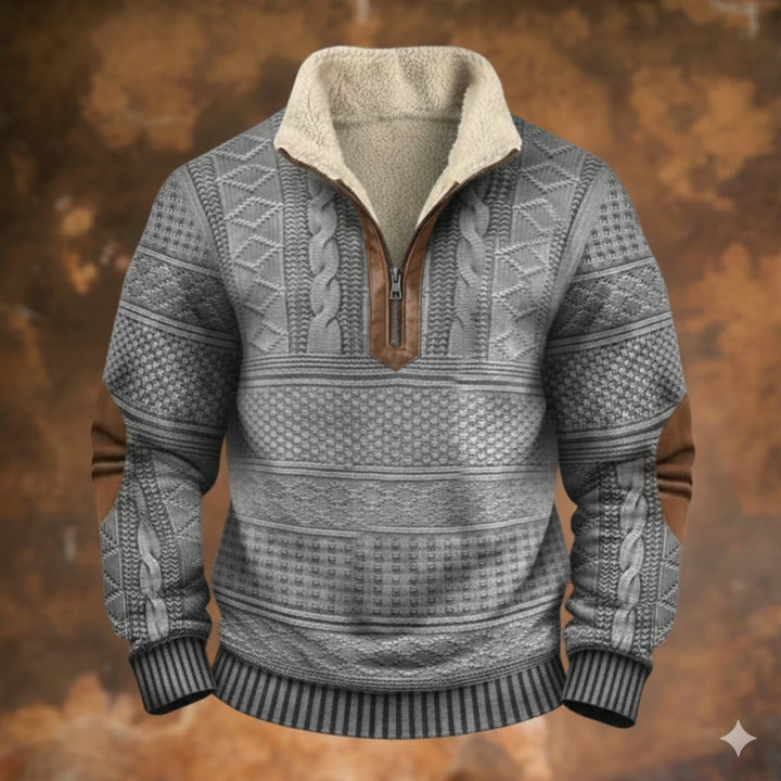 William | Zip-up Fleece Sweatshirt