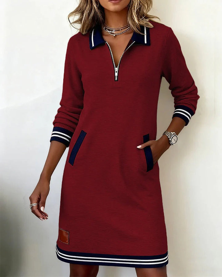 Marisol | Everyday Cotton Zip Dress