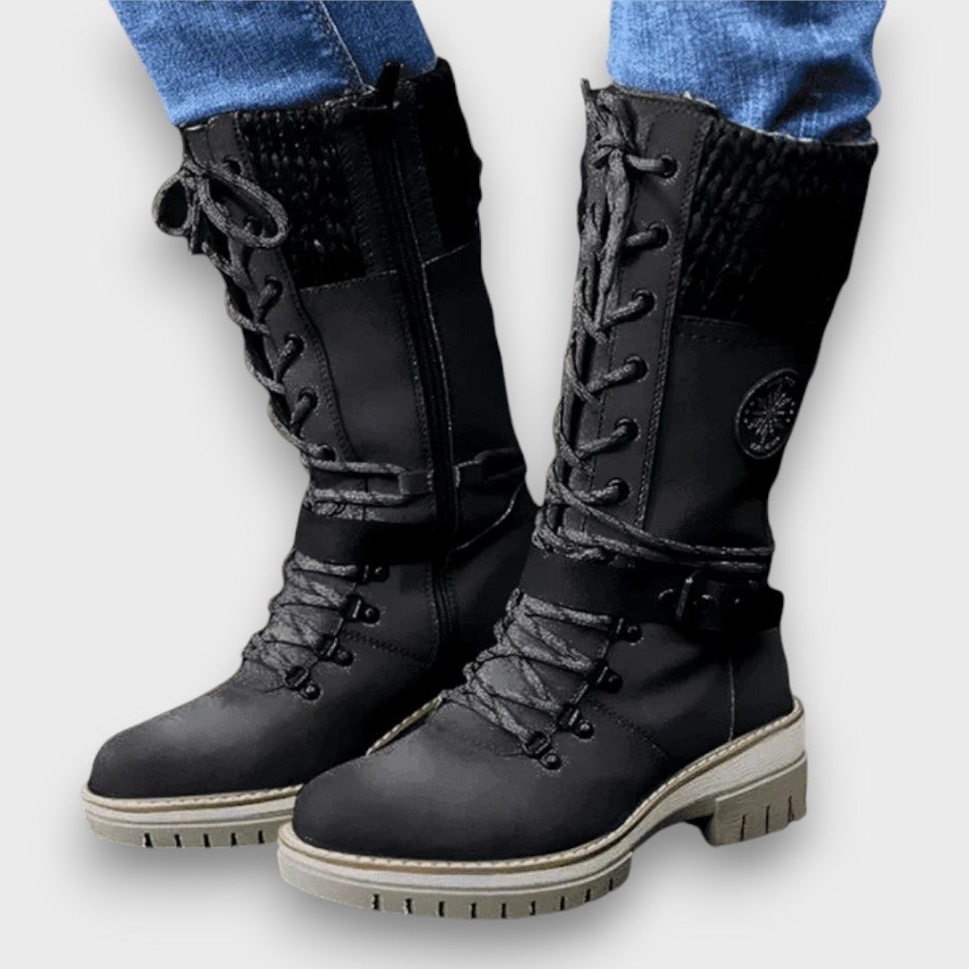 Sienna | Lace-Up Winter Boots