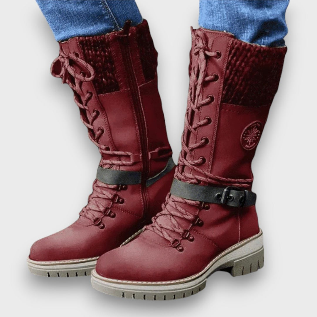Sienna | Lace-Up Winter Boots