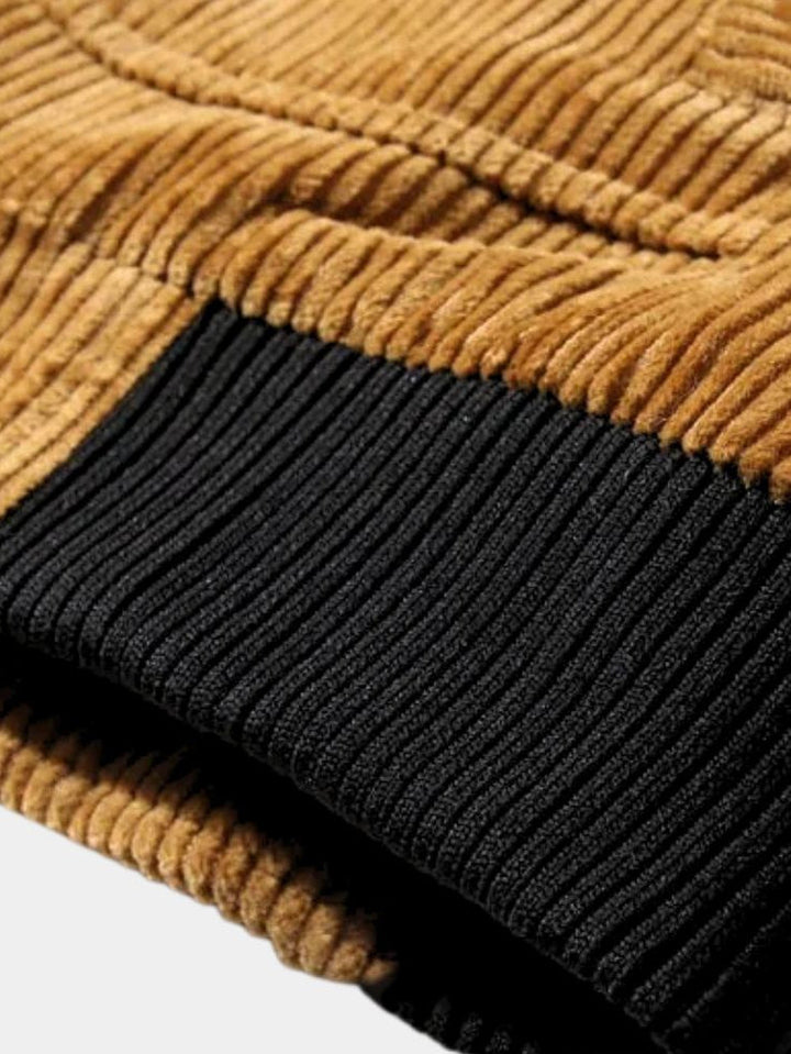 Thermal Windbreaker Corduroy Jacket - Cross & Crown