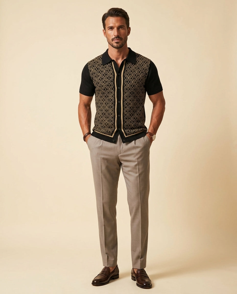 Carter Textured Polo