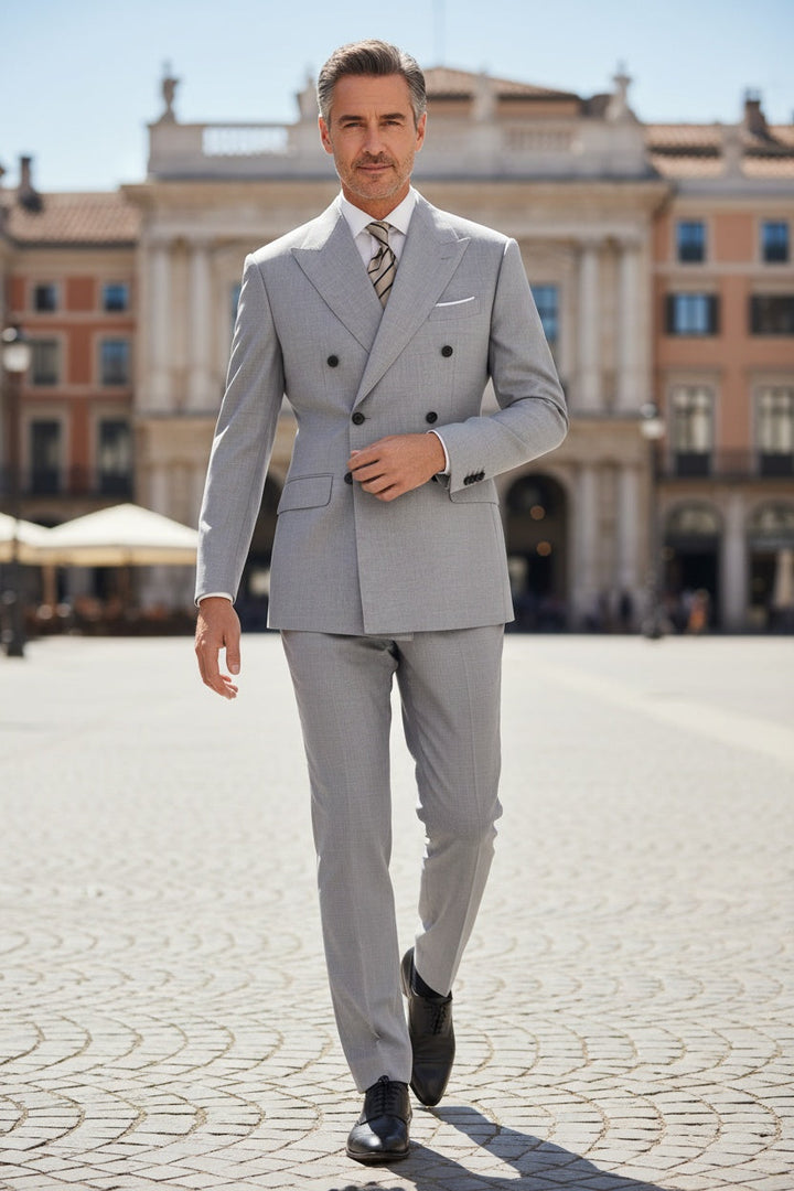 Morden Double-Breasted Suit