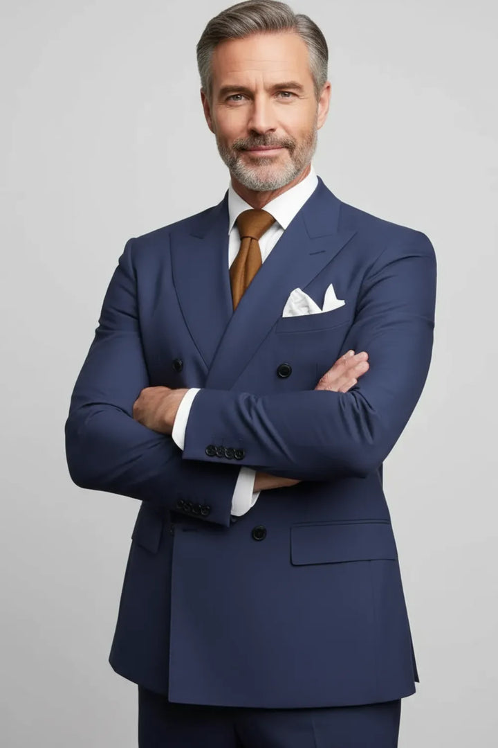 Morden Double-Breasted Suit