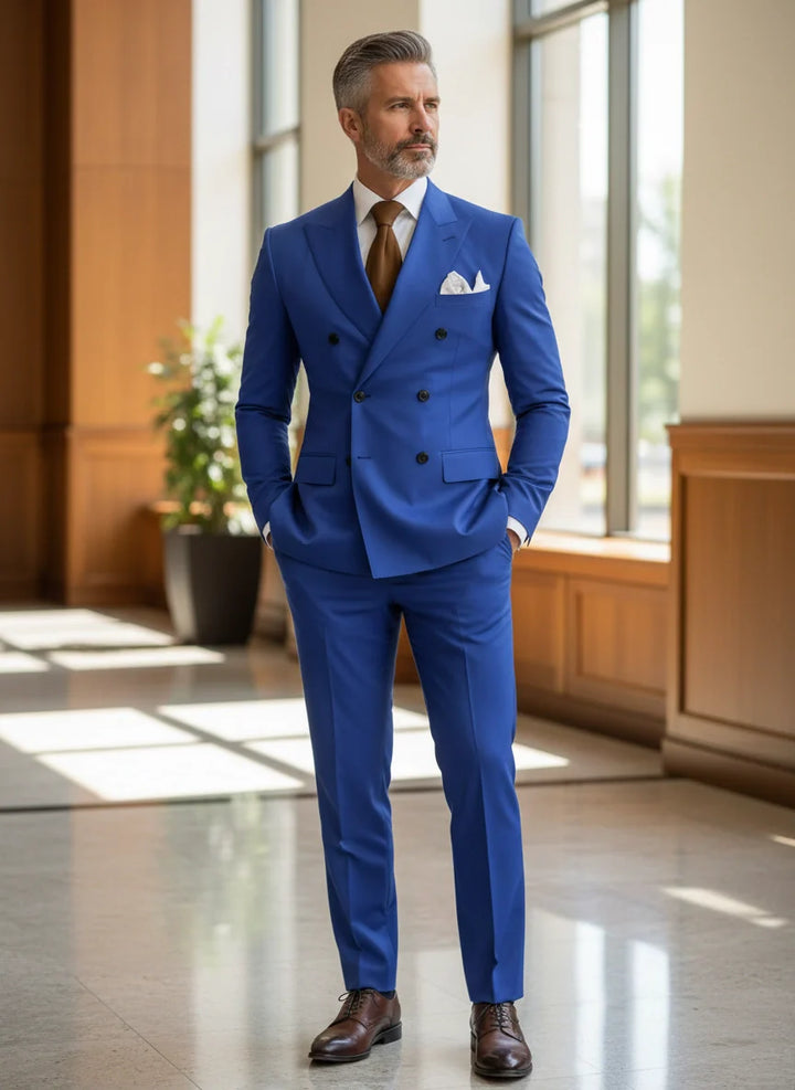 Morden Double-Breasted Suit