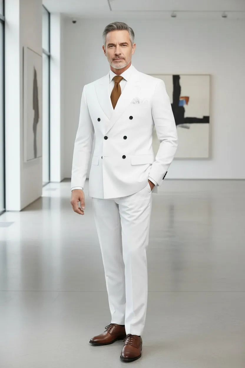 Morden Double-Breasted Suit