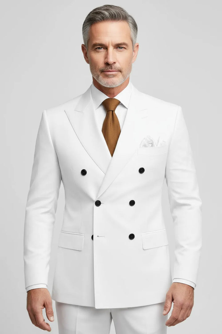 Morden Double-Breasted Suit